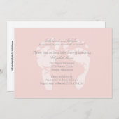 Foot Prints Einladung oder Ankündigung (Vorne/Hinten)