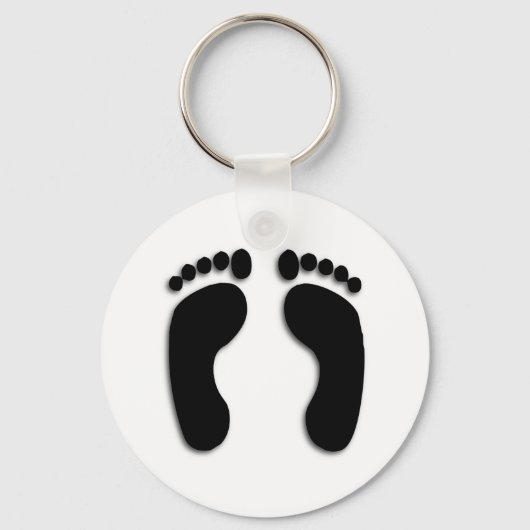 Foot Prints Schlüsselanhänger (Vorderseite)