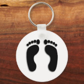 Foot Prints Schlüsselanhänger (Vorderseite)