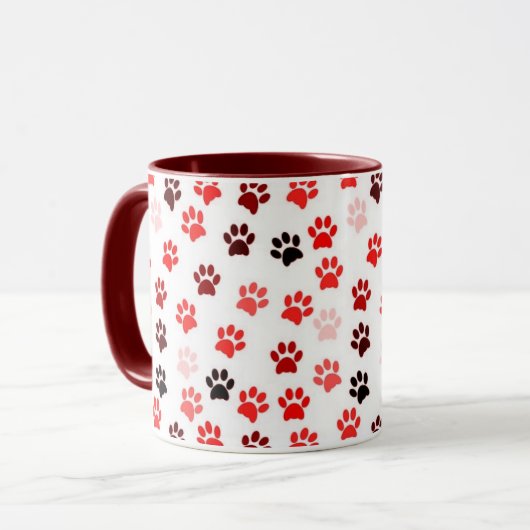 Foot Prints Tasse (Vorderseite Links)