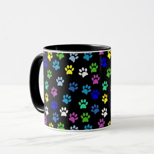 Foot Prints Tasse (Vorderseite Links)