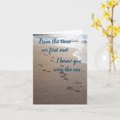 [Foot prints] The One - Break Up Karte (Gelbe Blume)