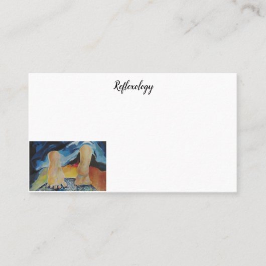 Foot Wellness Relex Maureen Girard EArth Visitenkarte (Vorderseite)