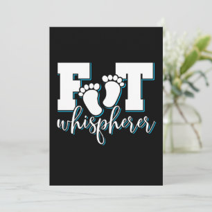 Foot Whisperer - Podiatrie Podiatrist Foot Doctor Einladung