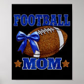 Footbal Mom Football Mama Game Day Football Season Poster (Vorne)