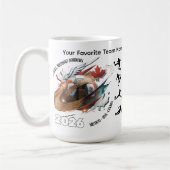 Football 2026 Coffee Mug– Mexico USA Canada Design Kaffeetasse (Links)
