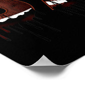 Football 67 Six Seven Funny Gen Alpha Meme Drip  Poster (Ecke)