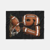 Football 67 Six Seven Meme Funny 6-7 Drip American Fleecedecke (Vorderseite (Horizontal))