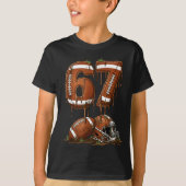 Football 67 Six Seven Meme Funny 6-7 Drip American T-Shirt (Vorderseite)
