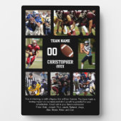 Football 7 photo collage team name fotoplatte (Vorderseite)