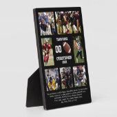 Football 7 photo collage team name fotoplatte (Seite)