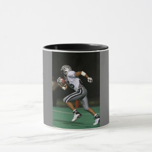 FOOTBALL "aber Kaffee erste Tasse" schwarz/grau Ta Tasse