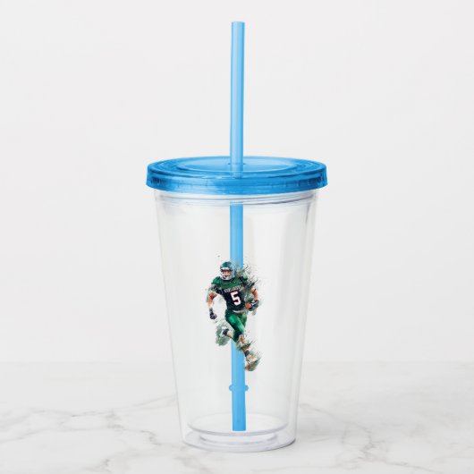 Football Acryltrinkbecher (Vorderseite)