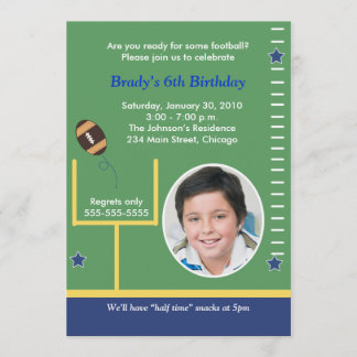 FOOTBALL All Stars Boys Sportliches FOTO Geburtsta Einladung