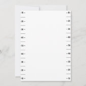 Football American Birthday Einladung (Rückseite)