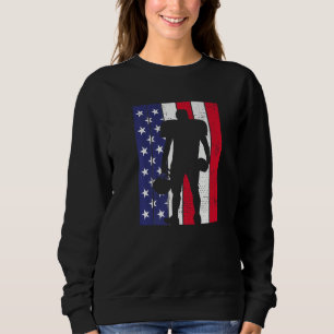 Football American Flag USA Sweatshirt
