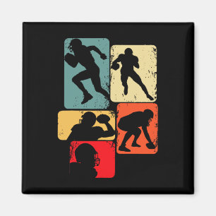 Football American Football Kids Boys Männer 1 Magnet