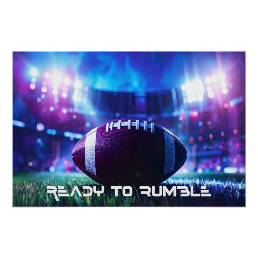 FOOTBALL - AMERICAN FOOTBALL - READY TO RUMBLE POSTER (Vorderseite)