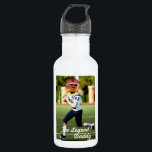 Football American Player - with YOUR Foto & Text- Edelstahlflasche<br><div class="desc">CUSTOM this Football American Player - Einsatz YOUR Foto & Text - Wellcome in Sports World</div>