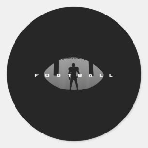Football Apparel Football Runder Aufkleber