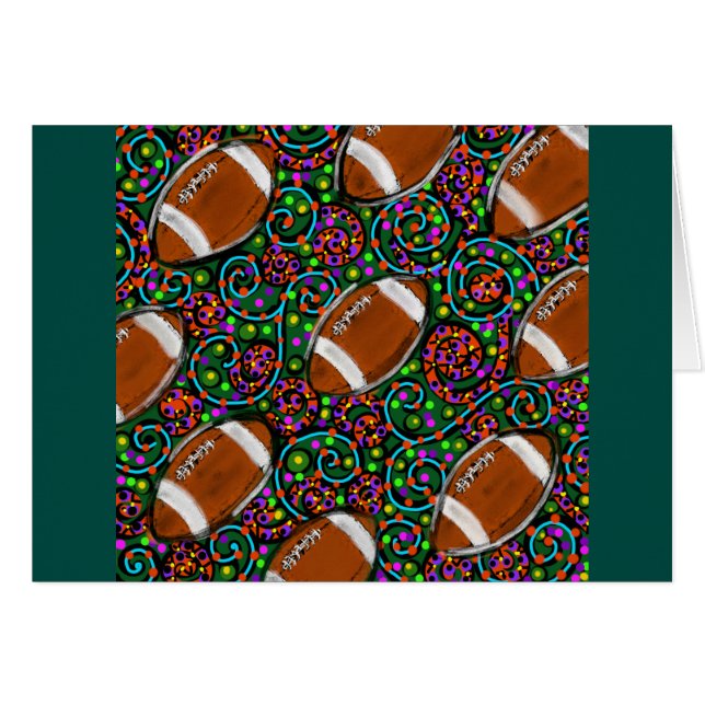 Football Art Green (Vorderseite (Horizontal))