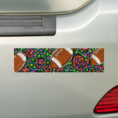 Football Art Green Autoaufkleber (Auf Auto)