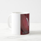 Football Art Vielen Dank, Coach Kaffeetasse (Vorderseite Links)