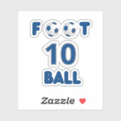 FOOTBALL AUFKLEBER (Blatt)