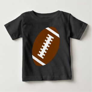 FOOTBALL BABY Black   Vorderfußballgrafik T-shirt