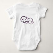 Football Baby Bodysuit Baby Strampler (Rückseite)