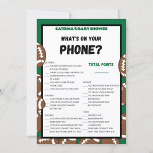 Football Baby Shooting Game, Soccer - Editierbarer Einladung