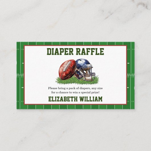 Football Baby Shower | A Little All Star Is On His Begleitkarte (Vorderseite)