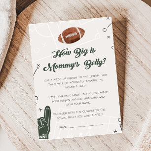 Football Baby Shower Wie Big Mommy's Bauchspiel