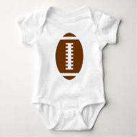 FOOTBALL BABY White | Front Football Graphic