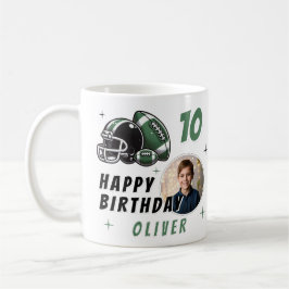 Football Ball Helmet Cartoon Foto Geburtstag Kaffeetasse