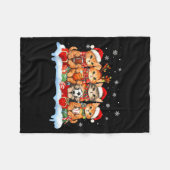 Football Baseball Basketball Player Funny Srt Chri Fleecedecke (Vorderseite (Horizontal))