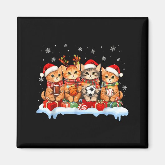 Football Baseball Basketball Player Funny Srt Chri Magnet (Vorne)