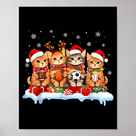 Football Baseball Basketball Player Funny Srt Chri Poster (Vorne)