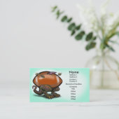 Football Beast Visitenkarte (Stehend Vorderseite)