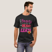 Football Beauty In Street And A Beast In My Cleats T-Shirt (Vorne ganz)