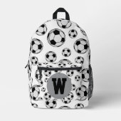 football  bedruckter rucksack (Vorderseite)