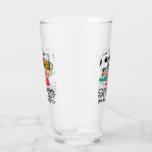 Football Beer Pizza SOCCER PARTY Glas (Links)
