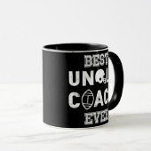 Football Best Onkel Coach Ever Tasse (VorderseiteRechts)