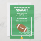 Football Big Game Watch Party Einladung (Vorderseite)