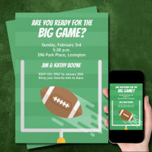 Football Big Game Watch Party