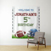 Football Birthday Junge Wandteppich (Beispiel)