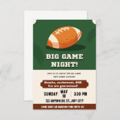 Football Birthday Party Invitation | Adult or Kids Einladung (Vorne/Hinten)