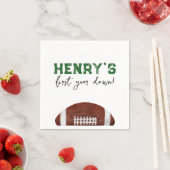 Football Birthday Party Napkin Serviette (Beispiel)