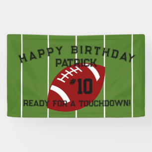 Football Birthday Party Personalisiert Banner