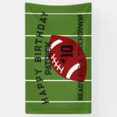 Football Birthday Party Personalisiert Banner (Vertikal)